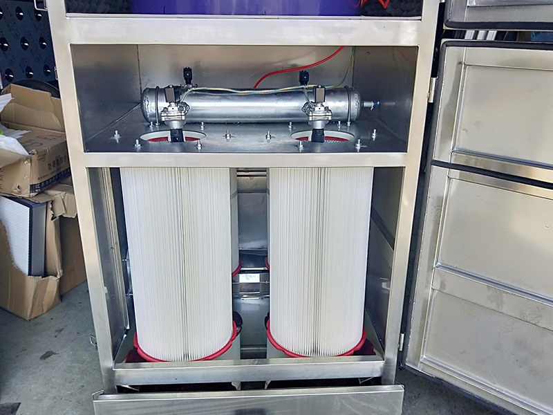 安徽**医药公司采购一批脉冲滤筒除尘器设备案例